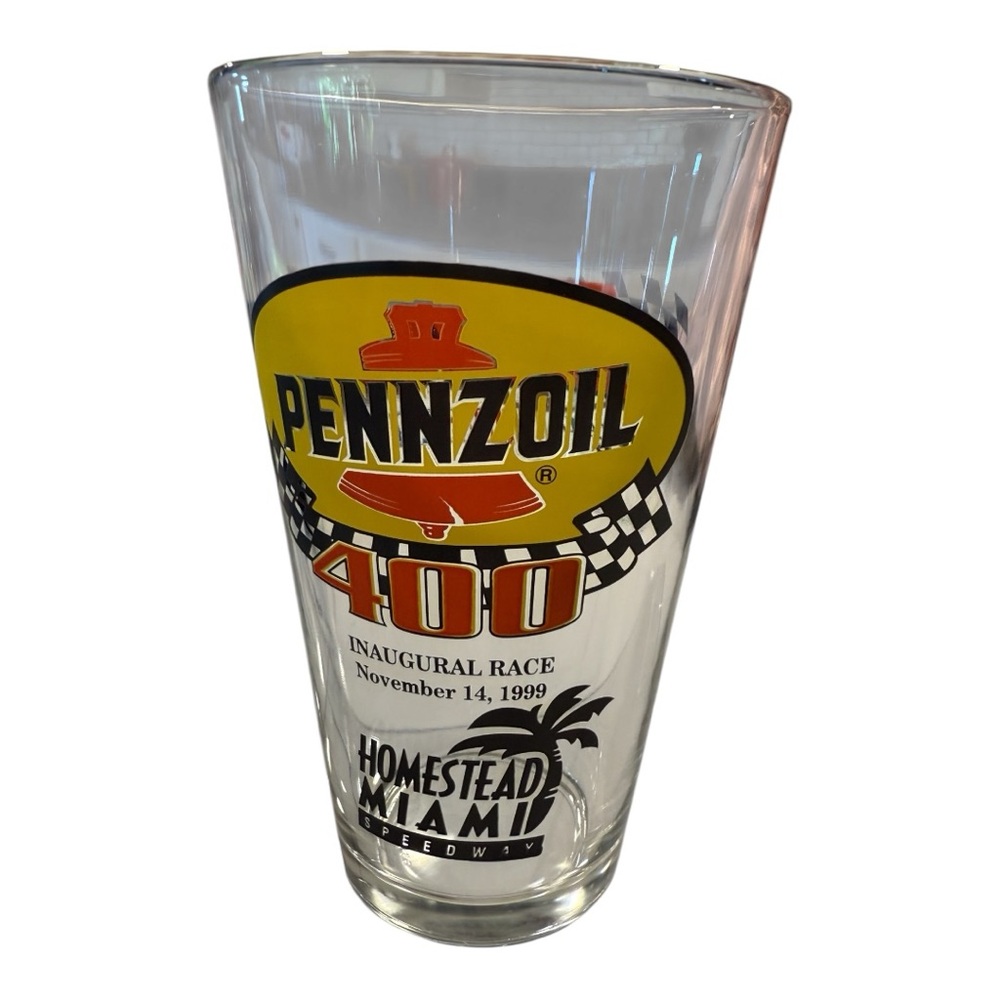 Pennzoil 400 Inaugural Homestead Race 1999 Glass Tumbler -